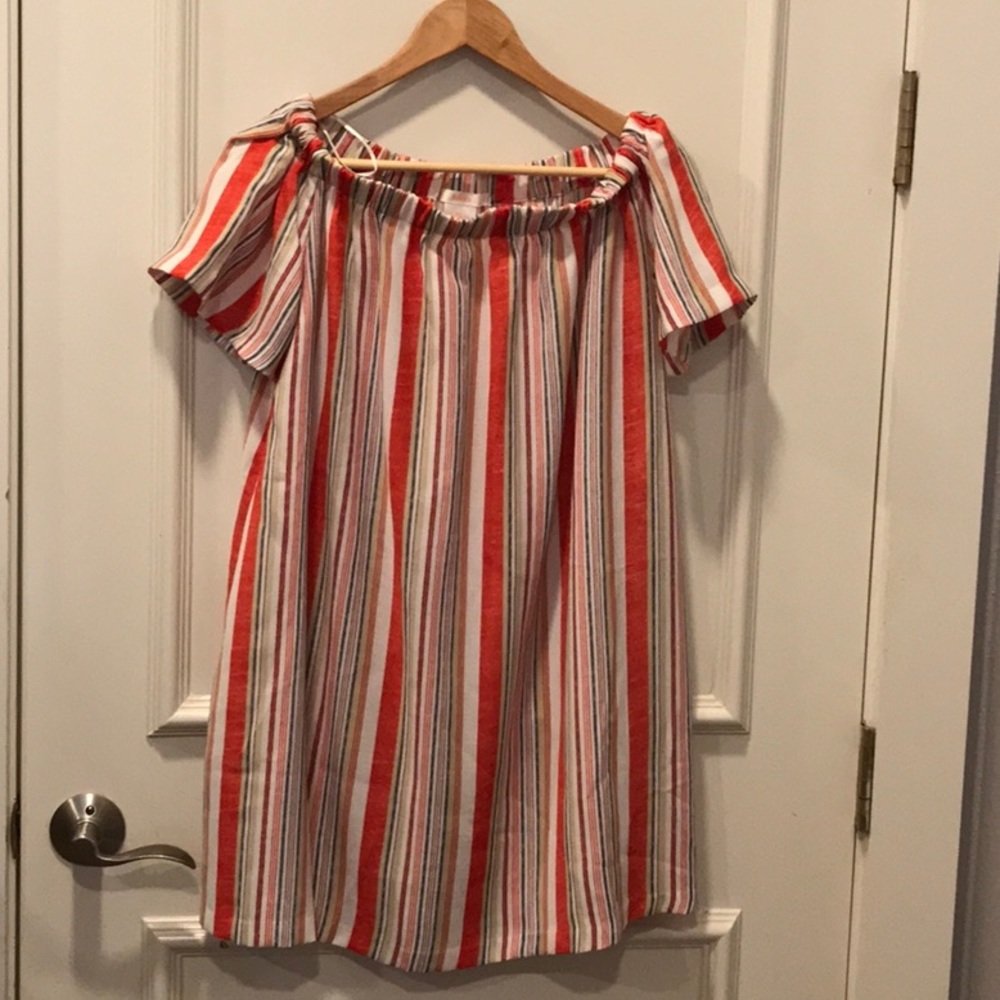 Esley striped summer dress